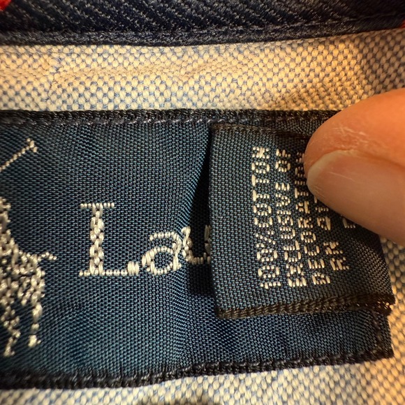 Ralph Lauren Mens XL Classic Fit Short Sleeve Button Down Shirt Flesh Pony - Picture 6 of 8